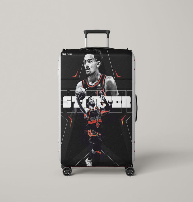 trae young Luggage Cover | suitcase