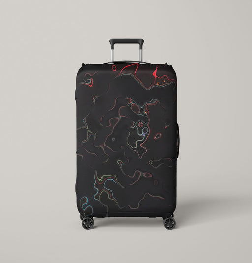 liquid abstract light specular Luggage Cover | suitcase