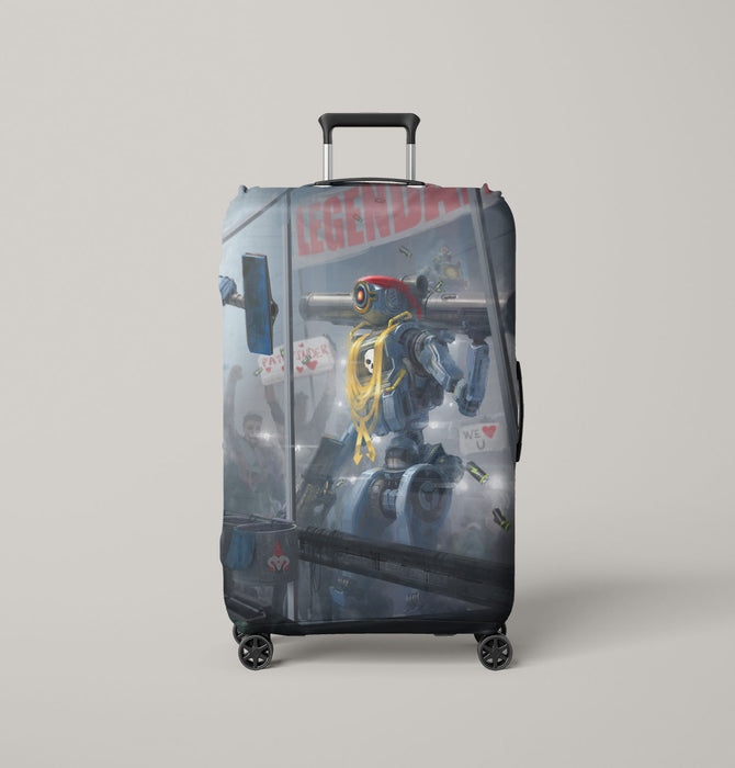 legendary pathfinder apex legends Luggage Covers | Suitcase