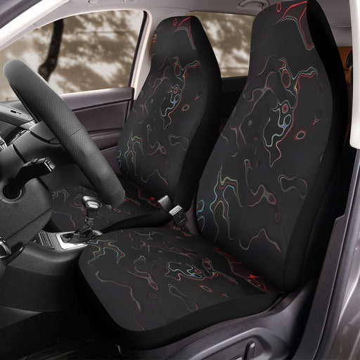 liquid abstract light specular Car Seat Covers