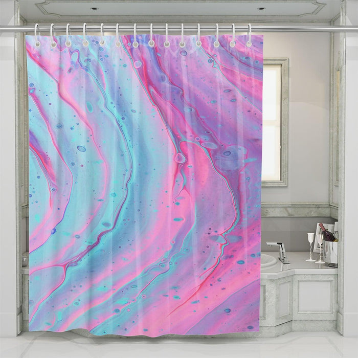 liquid aesthetic wave 3d shower curtains