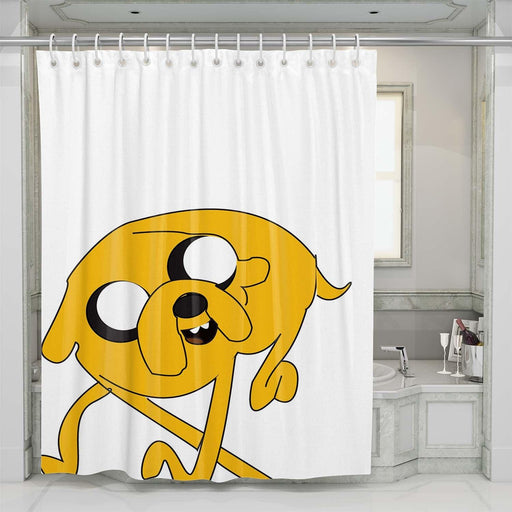 lazy jack adventure time shower curtains