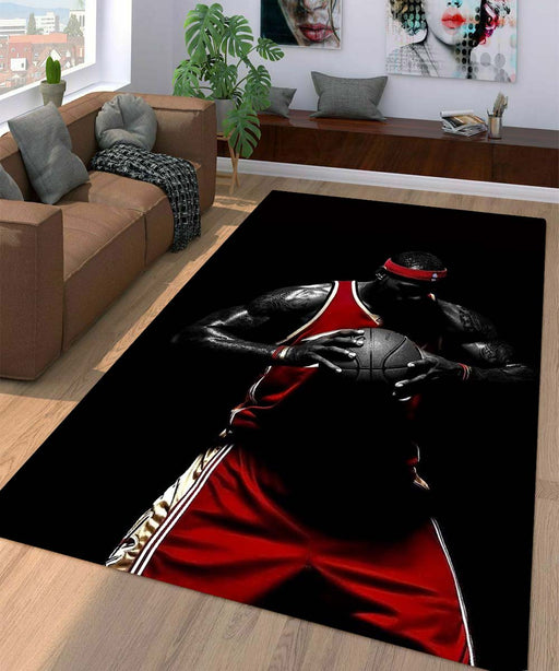 lebron james player nba Living room carpet rugs