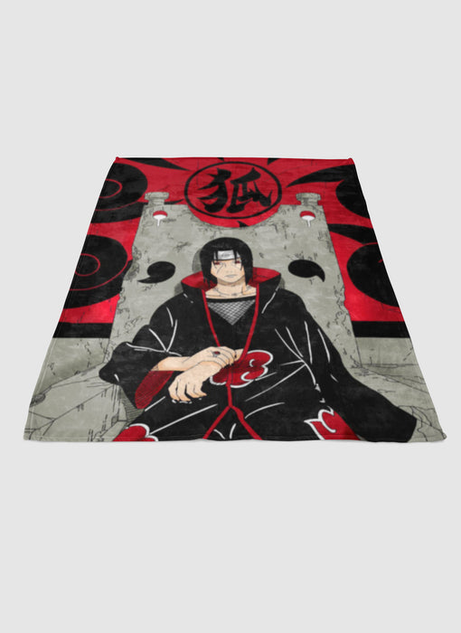 uchiha itachi 2 soft fleece blanket