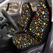 little beautiful flower in the dark Car Seat Covers