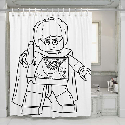 lego harry potter shower curtains