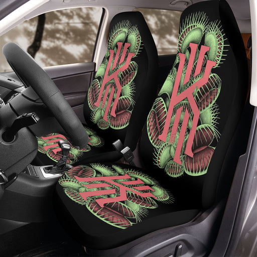 logo kyrie irving as basketball nba player Car Seat Covers