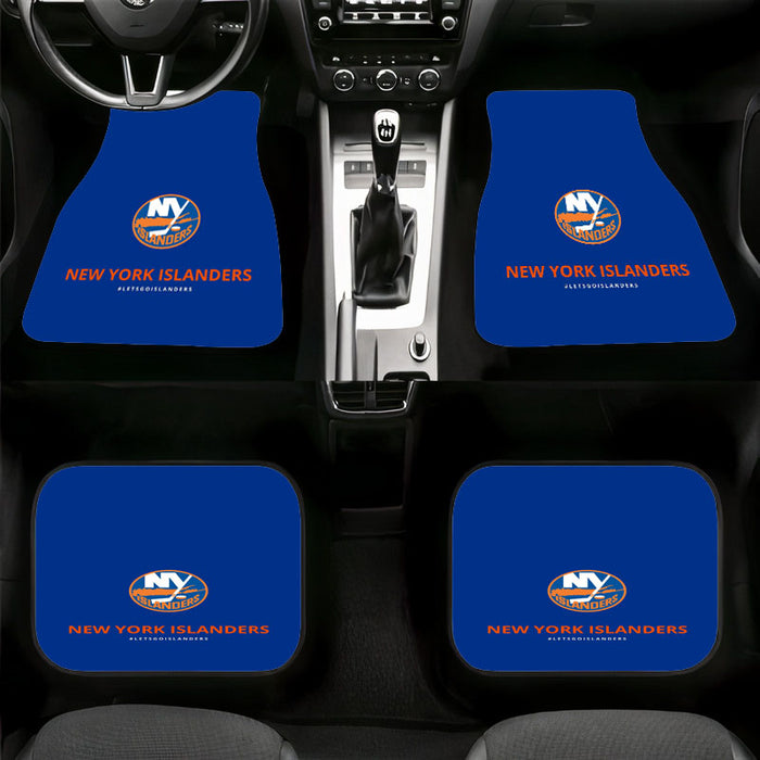 lets go new york islanders Car floor mats Universal fit