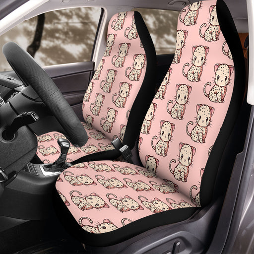 little cheetah really cute Car Seat Covers