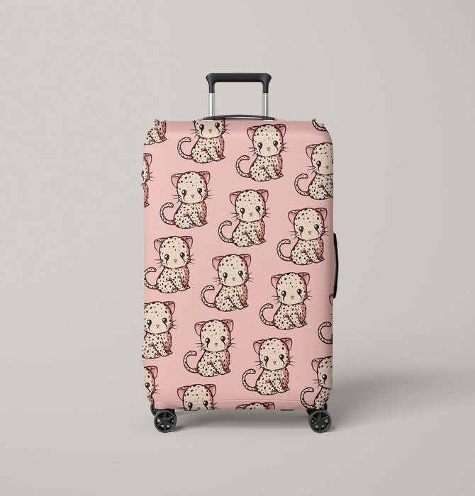 little cheetah really cute Luggage Cover | suitcase