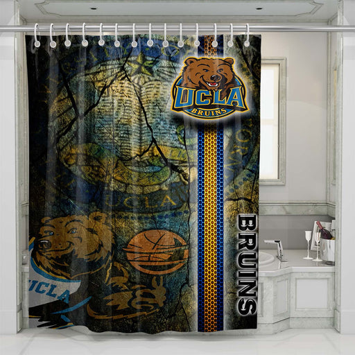 ucla bruins logo shower curtains