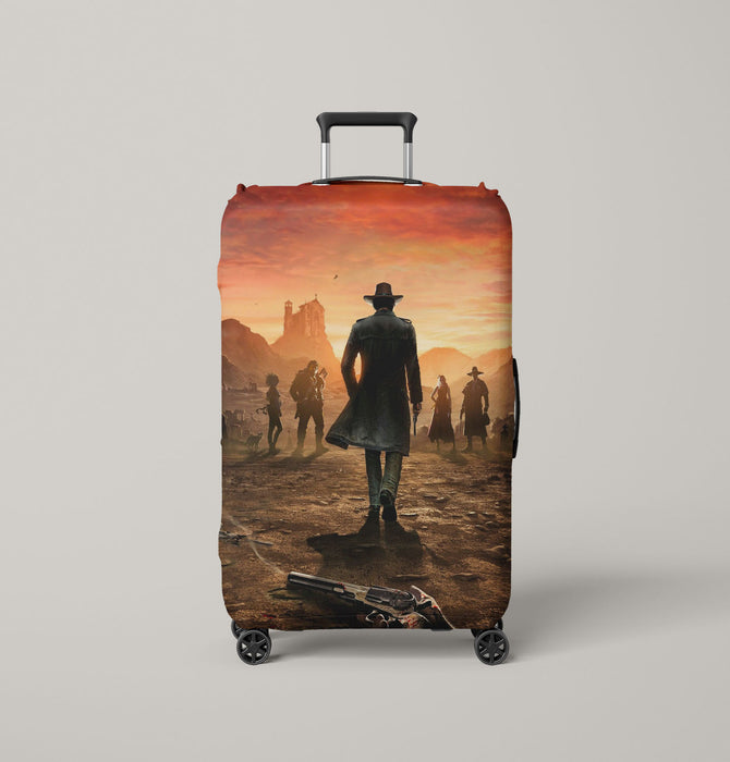 lonely arthur morgan red dead redemption 2 Luggage Covers | Suitcase