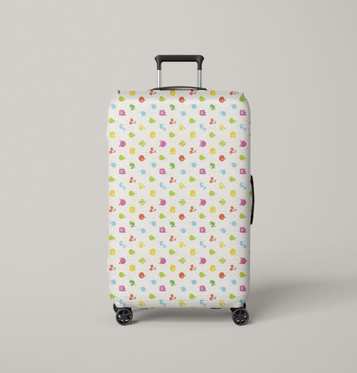 little icon of fruits colorful Luggage Cover | suitcase