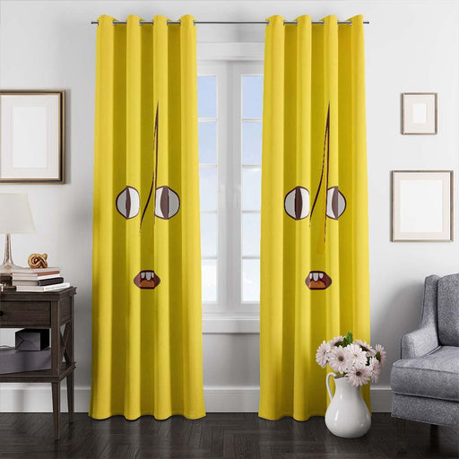 lemongrab adventure time window curtains