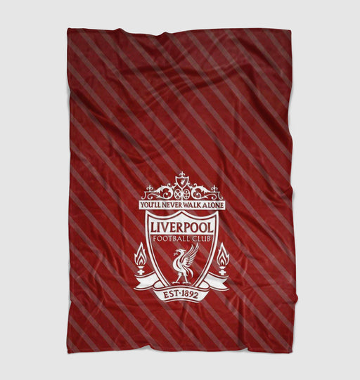 liverpool redline pattern england Ultra soft fleece blanket