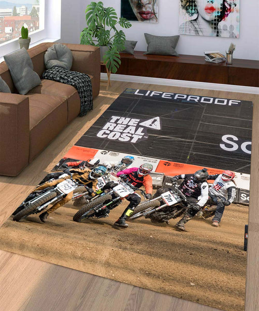 lifeproof the real cost motocross Living room carpet rugs