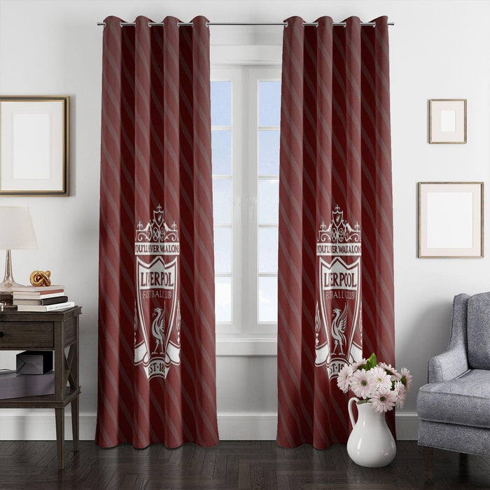 liverpool redline pattern england window Curtain