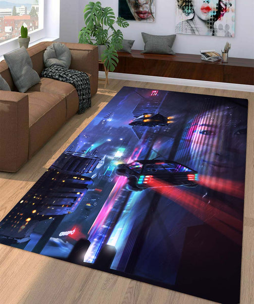 light of blade runner 2049 Living room carpet rugs