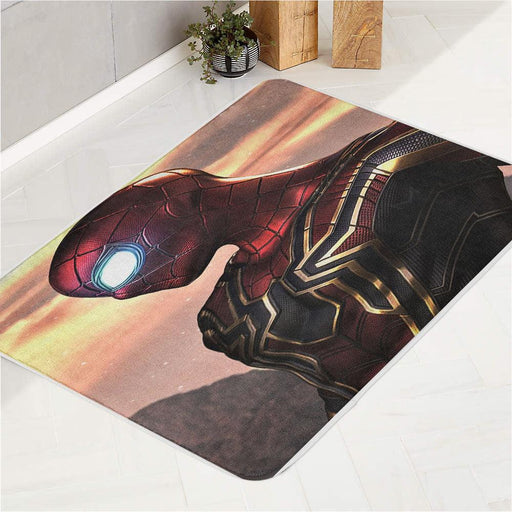 look of spiderman far from home bath rugs