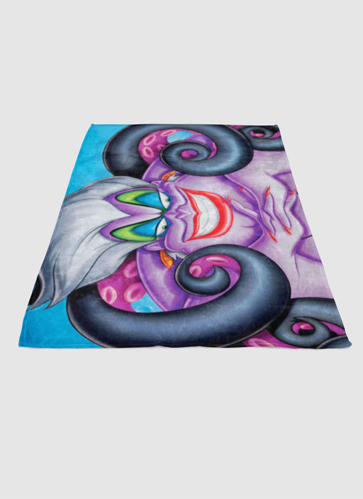 Ursula Octopus little mermaid 2 soft fleece blanket