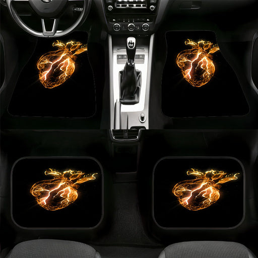 light flater altered carbon icon Car floor mats Universal fit