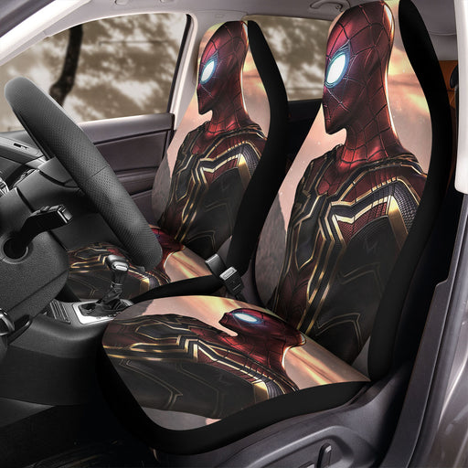 look of spiderman far from home Car Seat Covers