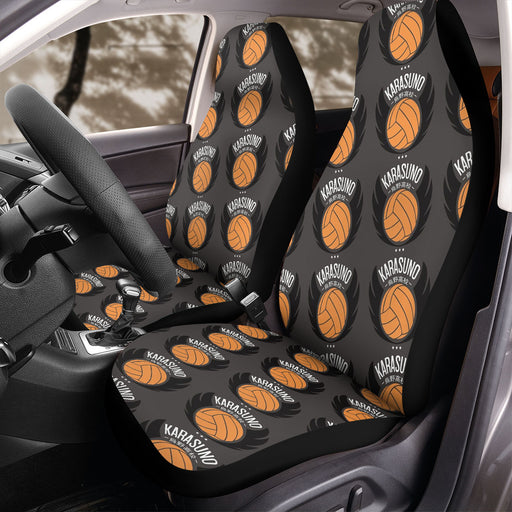 logo karasuno volley ball team Car Seat Covers