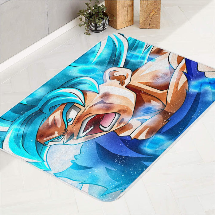 louder super saiyan goku bath rugs