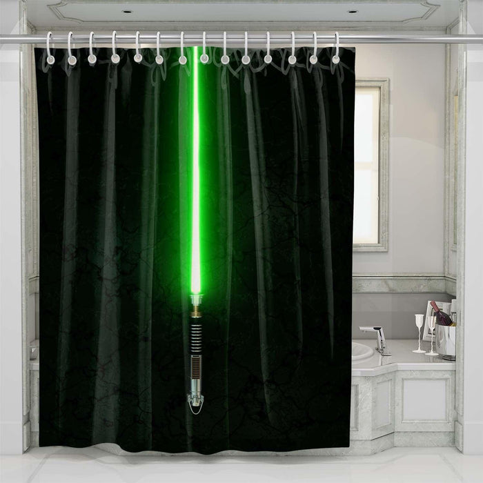 light saber star wars shower curtains