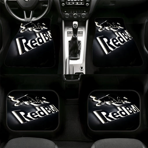 light redbull monochrome Car floor mats Universal fit