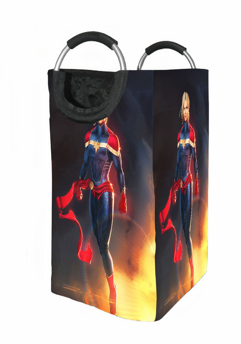 lighting captain marvel Laundry Hamper | Laundry Basket