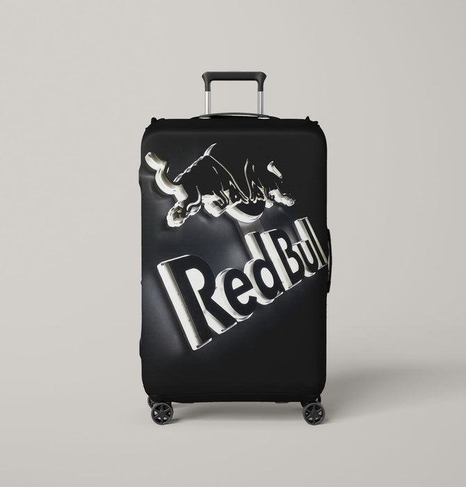 light redbull monochrome Luggage Covers | Suitcase