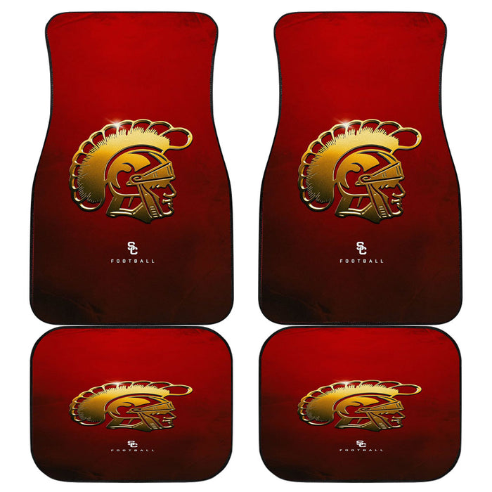 USC TROJANS GOLD LOGO Car floor mats Universal fit