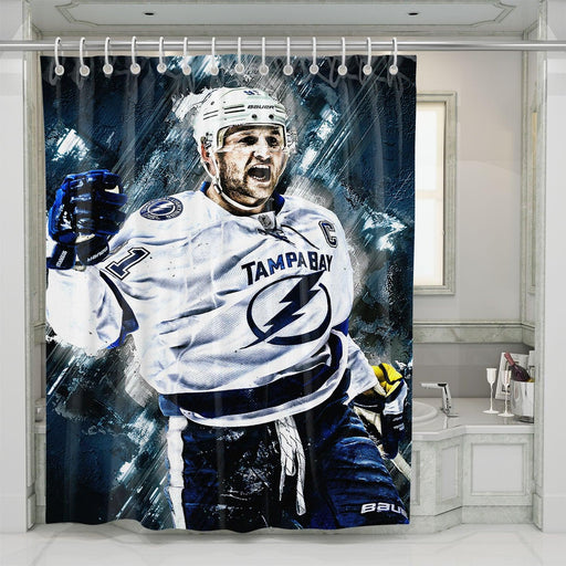 lightning player steven stamkos shower curtains