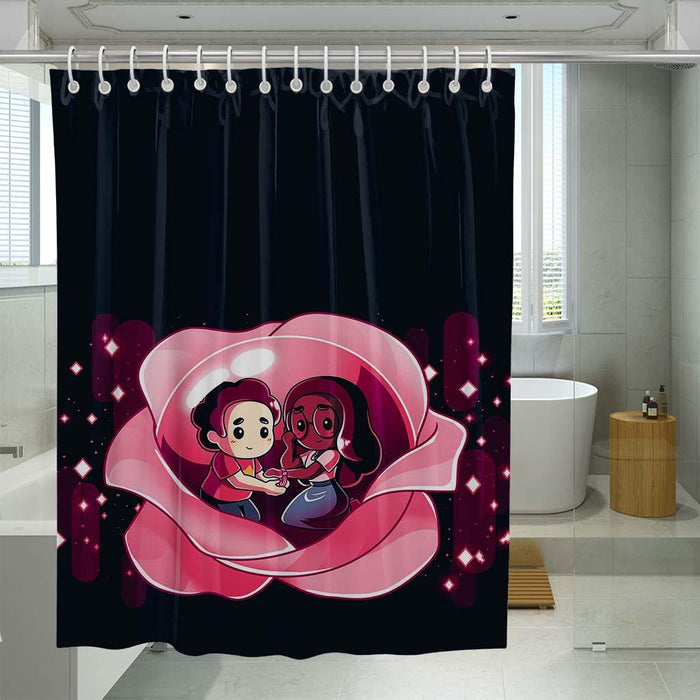 line icon bear shower curtains