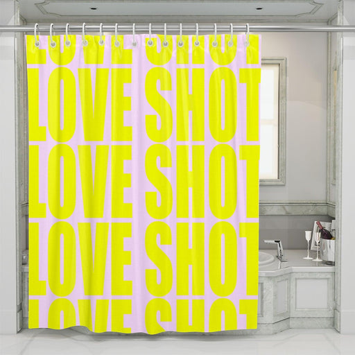 love shot song by exo shower curtains