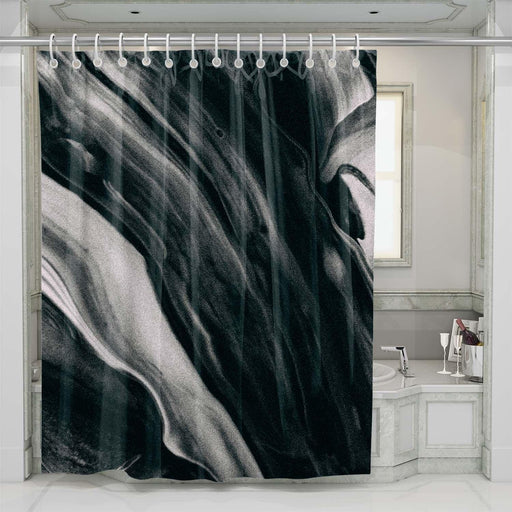 liquid aesthetic shower curtains