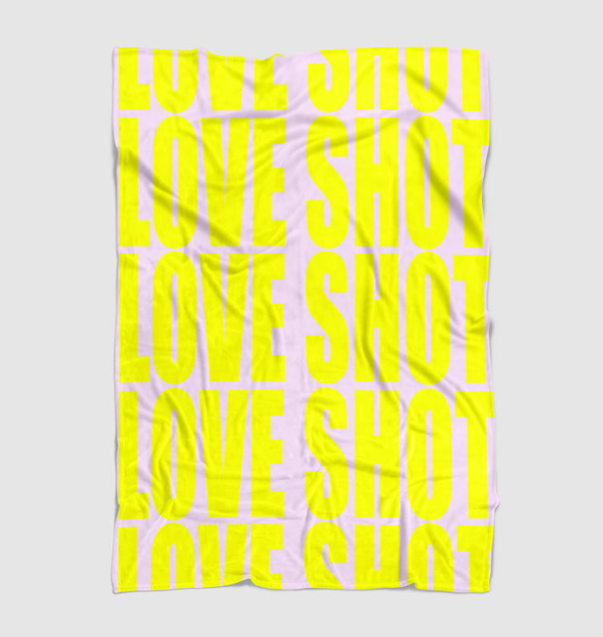 love shot song by exo Ultra soft fleece blanket