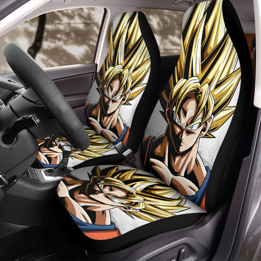 low light dragon ball z goku Car Seat Covers