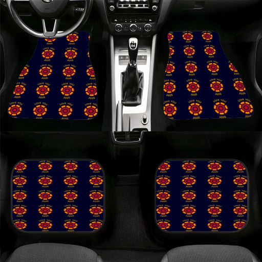 love you 300 tony stark Car floor mats Universal fit