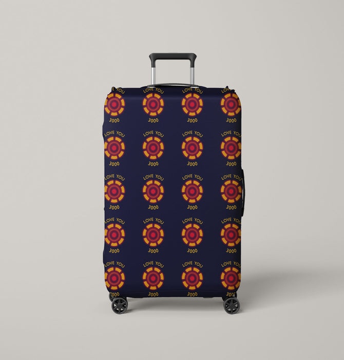 love you 300 tony stark Luggage Cover | suitcase