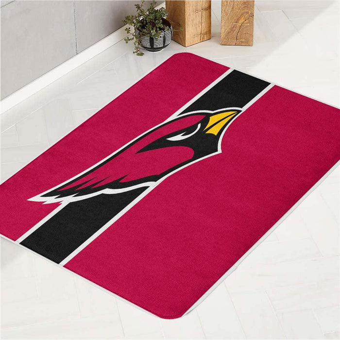 line arizona cardinals icon bath rugs