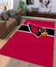 line arizona cardinals icon Living room carpet rugs