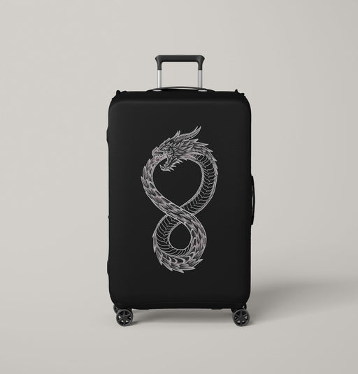 line dragon of altered carbon Luggage Covers | Suitcase