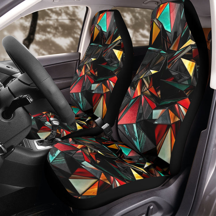 low poly object refraction material Car Seat Covers