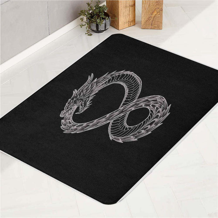 line dragon of altered carbon bath rugs