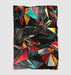 low poly object refraction material Ultra soft fleece blanket