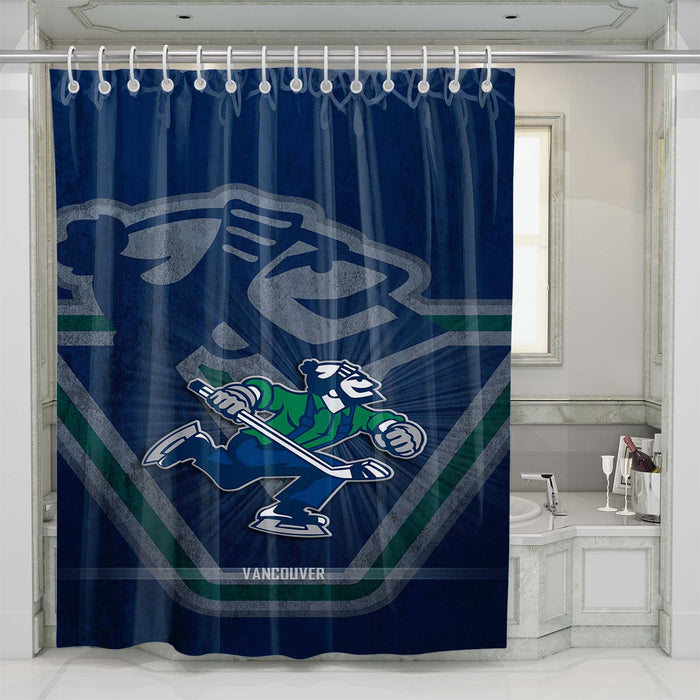 vancouver canucks 3 shower curtains