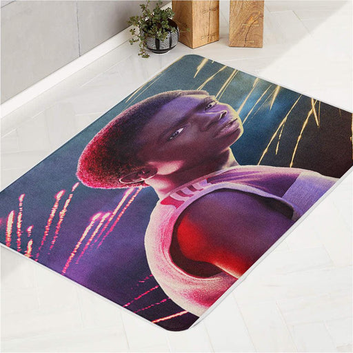 lucas stranger thing season three bath rugs