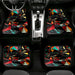 low poly object refraction material Car floor mats Universal fit